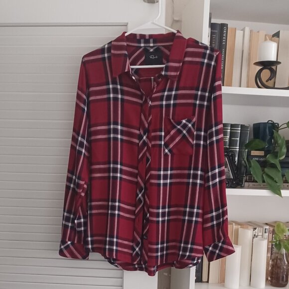 Rails Hunter Plaid Flannel Button down Shirt - Picture 3 of 8